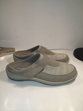 OrthoFeet 732 Louise Stretch Orthopedic Slip On Mules Shoes Women's 10(A) Narrow